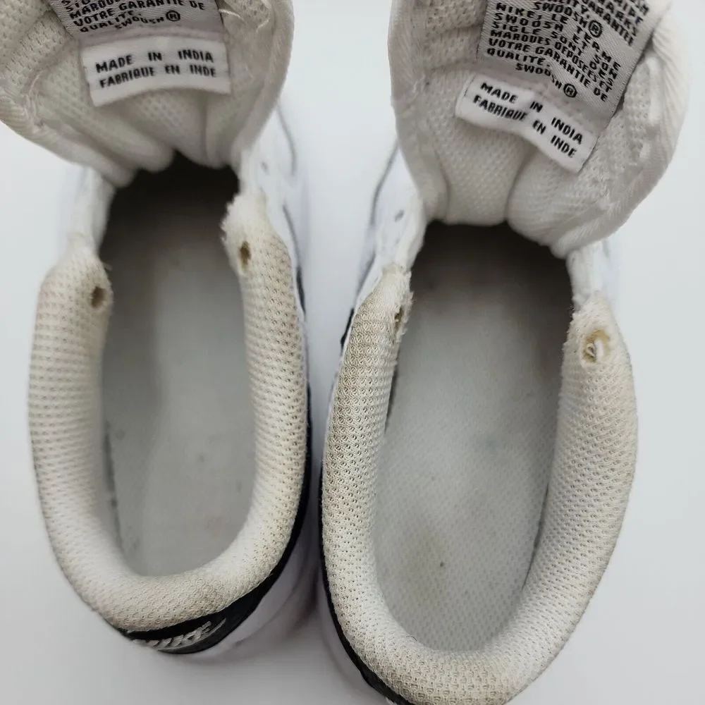 Nike Air Force 1 TD Toddler Child Size 10C Shoes White Black CZ1691-100 Sneakers